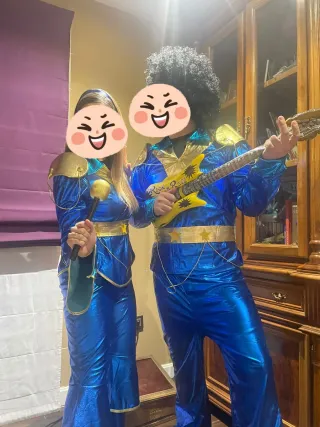 Disfraz Disco hombre Años 70 Talla XL