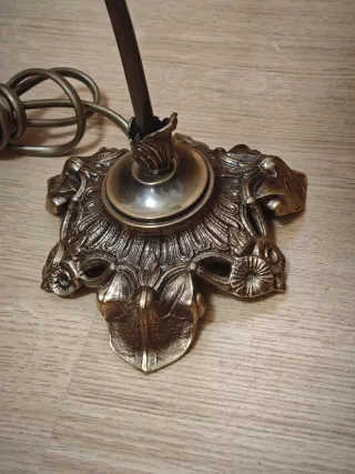 Pareja Lámparas Mariner Metal y Cristal Modernista