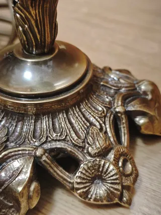 Pareja Lámparas Mariner Metal y Cristal Modernista