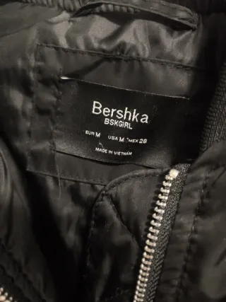 Cazadora bomber negra