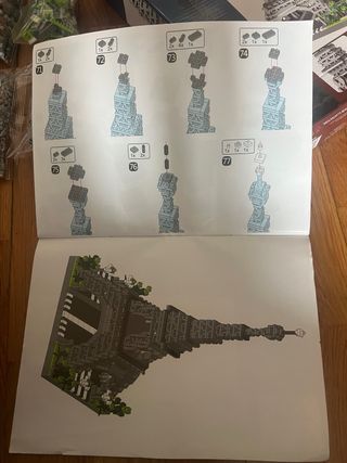 Torre Eiffel Lego 1765 Peças