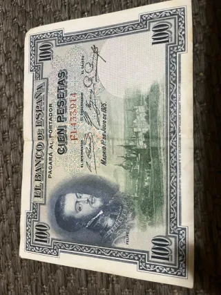 Lote Billetes Pesetas Antiguas