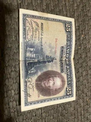 Lote Billetes Pesetas Antiguas