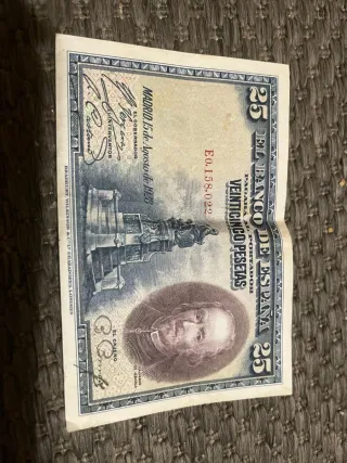 Lote Billetes Pesetas Antiguas