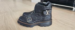 Stivaletti Louis Vuitton in Pelle Nero