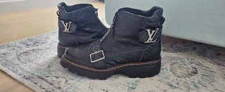 Stivaletti Louis Vuitton in Pelle Nero