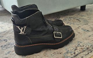 Stivaletti Louis Vuitton in Pelle Nero