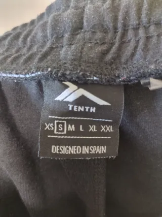 Pantalón chándal Tenth negro y blanco