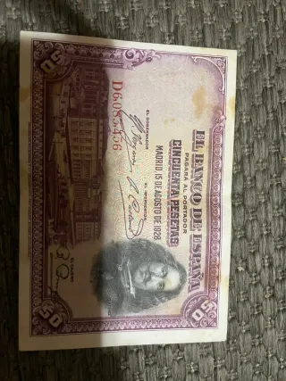 Lote 2 Billetes 25 Pesetas España Antiguos