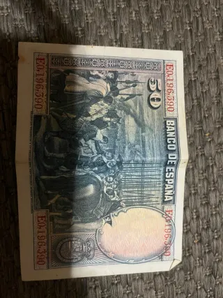 Lote 2 Billetes 25 Pesetas España Antiguos