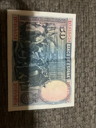 Lote 2 Billetes 25 Pesetas España Antiguos