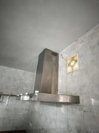 Campana extractora inox gran tamaño