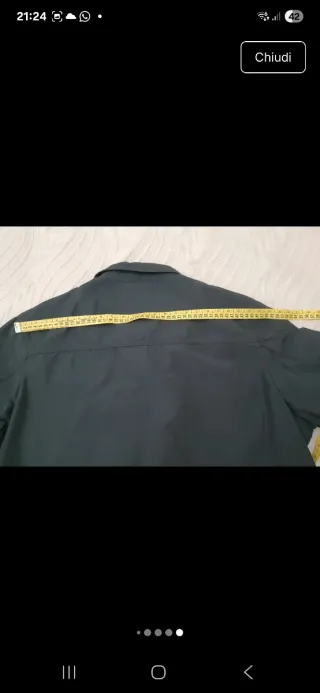 Giacca Sergio Tacchini uomo vintage nera