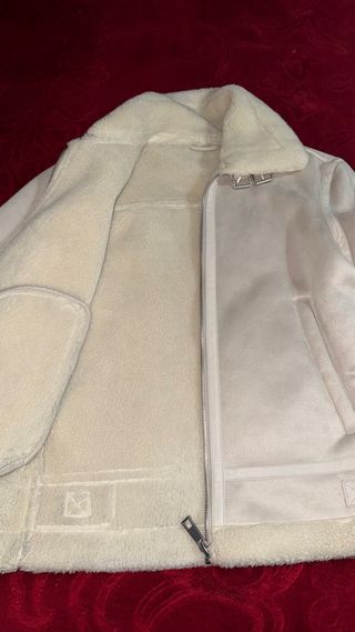 Chaqueta Zara Beige Talla S