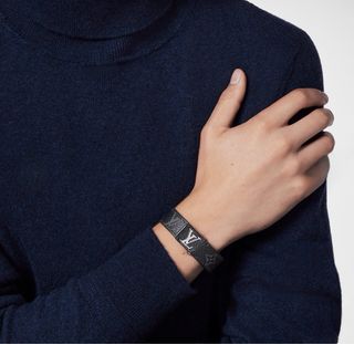 Bracciale Louis Vuitton LV Slim Monogram Eclipse