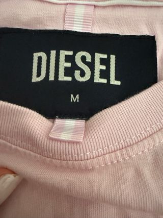 Camiseta rosa Diesel hombre