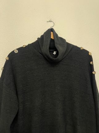 Jersey My Style Negro Cuello Alto Talla M/L