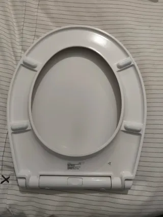 Tapa negra WC WENKO Duroplast 3D