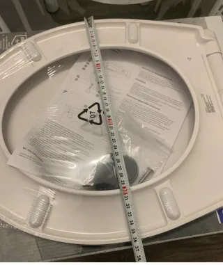 Tapa negra WC WENKO Duroplast 3D