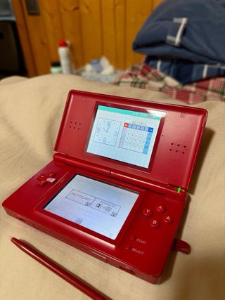 Nintendo DS Rossa con due stili