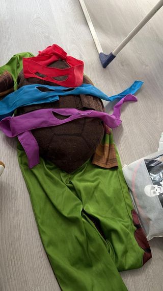 Disfraz Tortuga Ninja Niño Talla 4-5