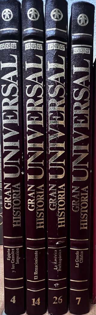 4 Tomos de la Gran Historia Universal