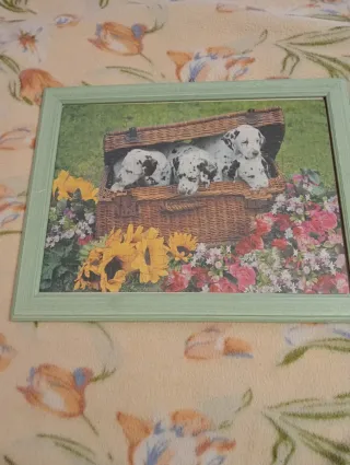 Quadro con cuccioli di dalmata