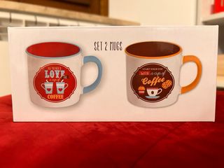 Coppia mug stile vintage