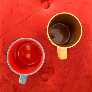 Coppia mug stile vintage