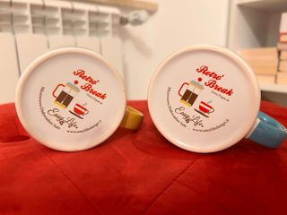 Coppia mug stile vintage