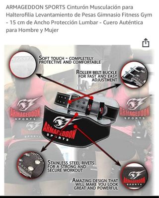 Cinturón de musculación