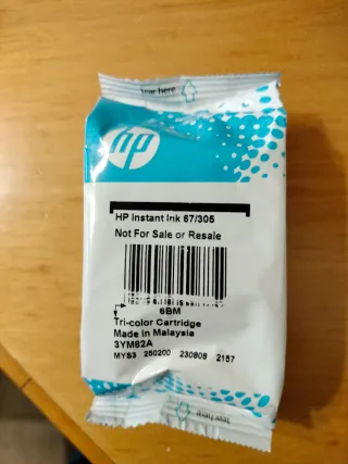 Cartucho HP 305 Instant Ink Tricolor