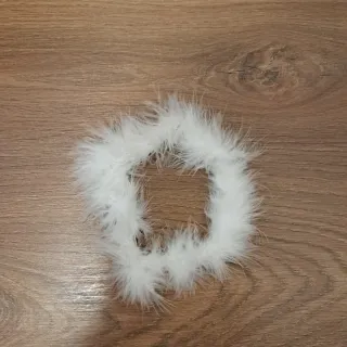 Disfraz angelito blanco con detalles dorados