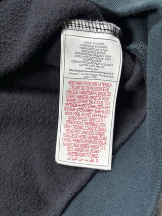 Giacca Nike nera zip XXL