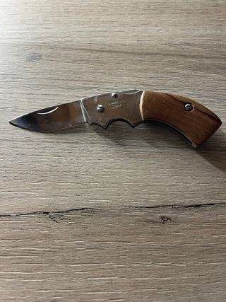 Coltello tascabile pieghevole in acciaio inox