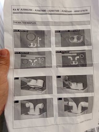 Kit Adaptador Biflujo Saunier Duval A2007400