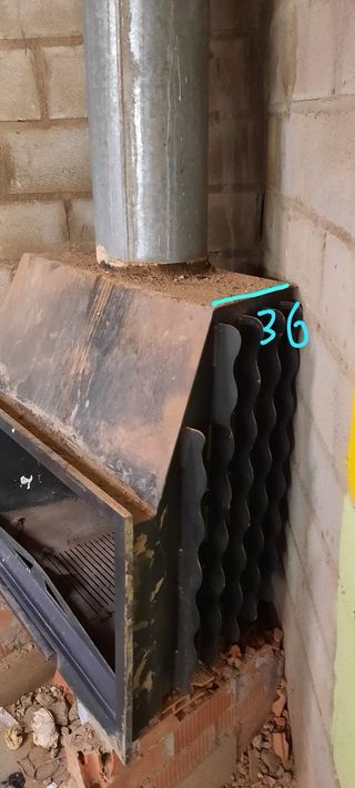 Estufa/Chimenea Leña Grande