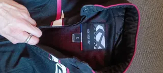 Chaqueta Moto IXON Mujer Negra y Rosa