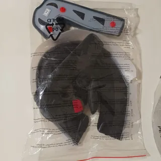 Casco Crivit Moto Negro/Gris Nuevo Talla L