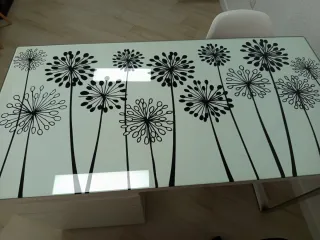 3 Encimeras de cristal para escritorio con diseño