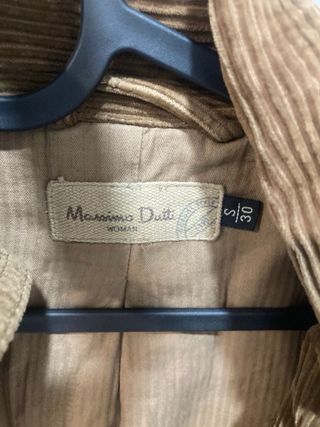 Cazadora pana Massimo Dutti mujer Talla S