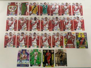 Lote cromos Rayo Vallecano adrenalyn 2026