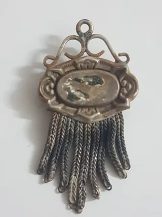 Colgante antiguo plata .
