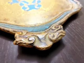 Bandeja em Madeira muito Antiga - Século XIX