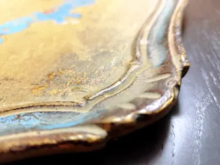 Bandeja em Madeira muito Antiga - Século XIX