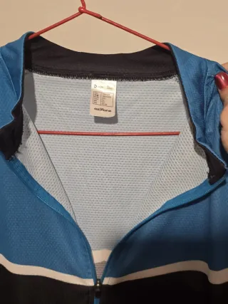 Camiseta Ciclismo Btwin Azul/Negro Talla 2XL