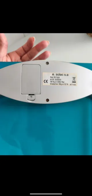 Báscula digital de baño SOLAC