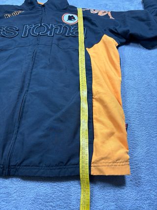Giacca Kappa AS Roma nera/arancione XL