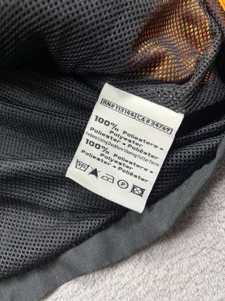 Giacca Kappa AS Roma nera/arancione XL