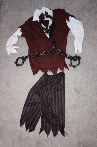 Disfraz Pirata Hombre XL con Cadenas